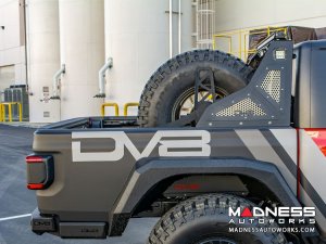 Jeep Gladiator Adjustable Stand up Tire Carrier - In-Bed by DV8